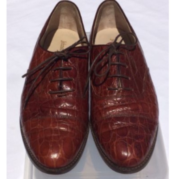 johnston murphy alligator shoes